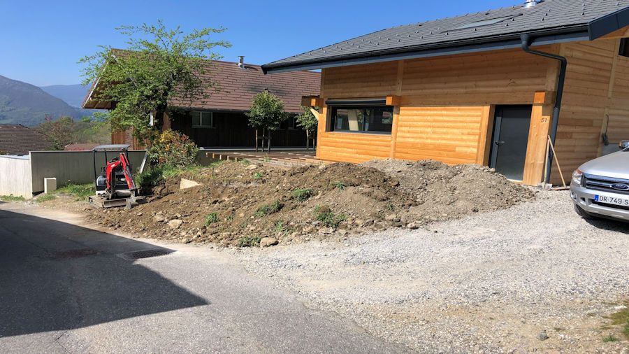diaporama Niwaki avant apres muret et claustrat bois
